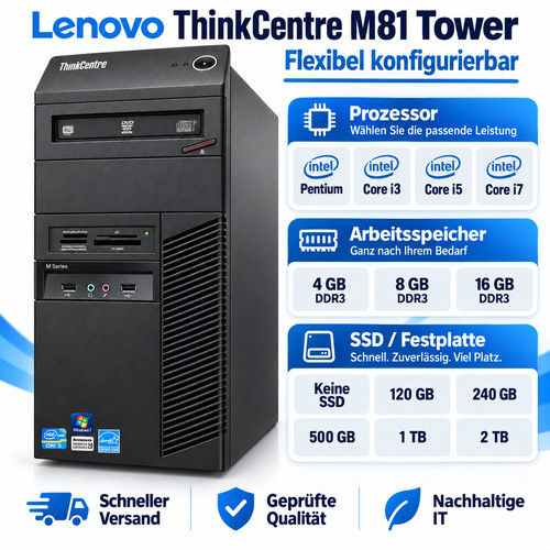 Lenovo thinkcentre m81 - thinkcentre, tower